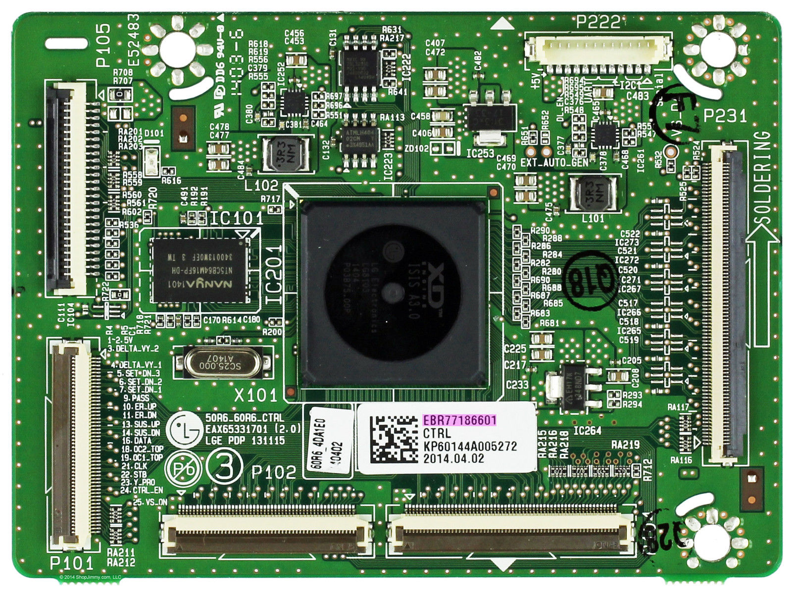 LG EBR77186601 Hauptlogik CTRL Board